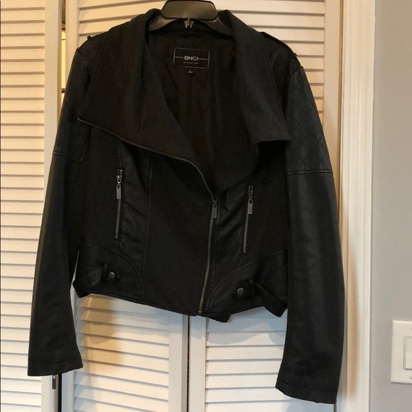 blanc noir Jackets & Blazers - BNCI by Blanc Noir leather jacket - women’s L
